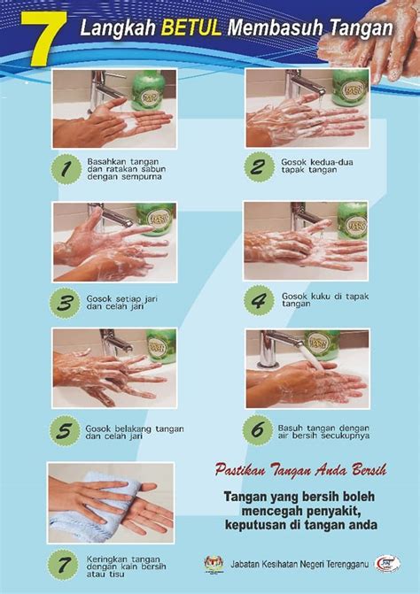 Dengan cuci tangan yang benar bisa mencegah penyakit dan menjaga kebersihan badan washing hands is healthy behavior. 7 Langkah Cuci Tangan Saya Percaya Klinik Perubatan