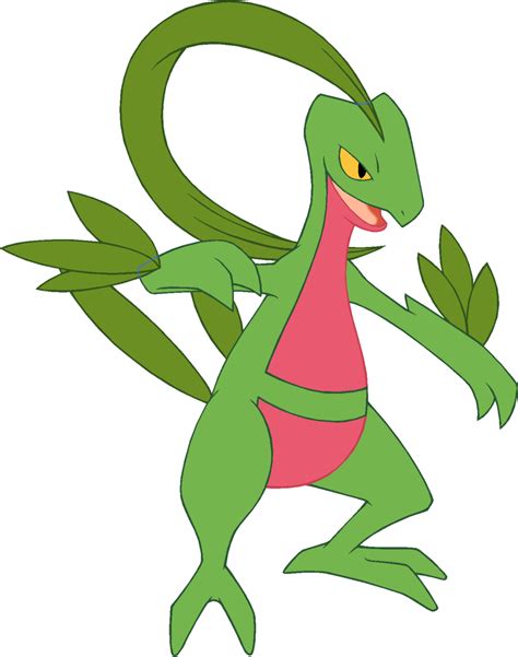 Grovyle With Images Pokemon Mario Characters Grass Type