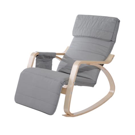 Modern white outdoor chaise lounge: Comfortable Modern Furniture Rocking Lounge Chair Recliner ...