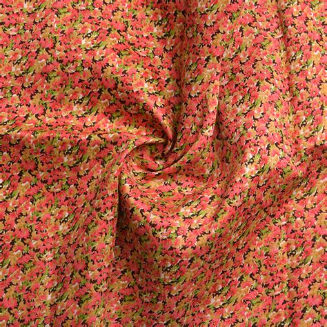 Buy Pink And Green Floral Design Banglori Silk Fabric 4898