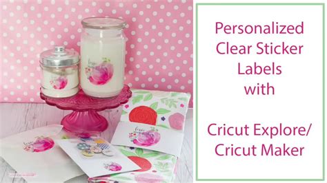Expand your market reach with premium custom stickers printing. Personalized Labels and Stickers with the Cricut - YouTube