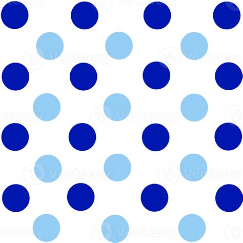 Blue Polka Dot Color Pattern Background 20049979 Png