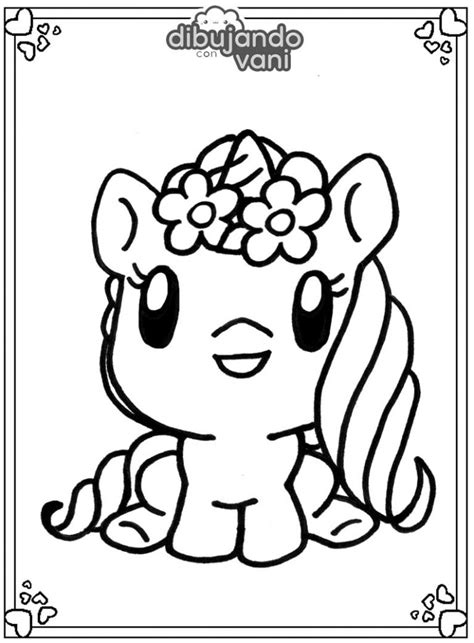 Dibujo De Un Unicornio 2 Para Imprimir Y Colorear Dibujando Con Vani