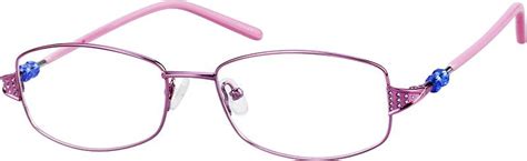 Purple Metal Alloy Full Rim Frame 1529 Zenni Optical Eyeglasses