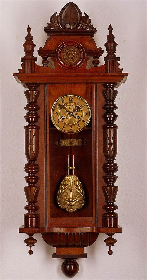 Antique Gustav Becker Pendulum Wall Clock Approx1900 Pendulum Wall