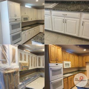 I did the sanding outside, near our pool. Where to find professional kitchen cabinet painting near ...