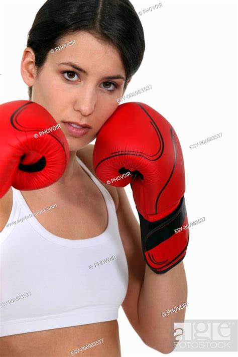 Girl Boxing Stock Photo Picture And Low Budget Royalty Free Image