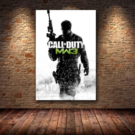 Call Of Duty Modern Warfare Canvas Poster Print Wall Art Home Etsy