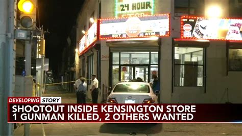suspects fire several shots during shootout in kensington convenience store 6abc philadelphia
