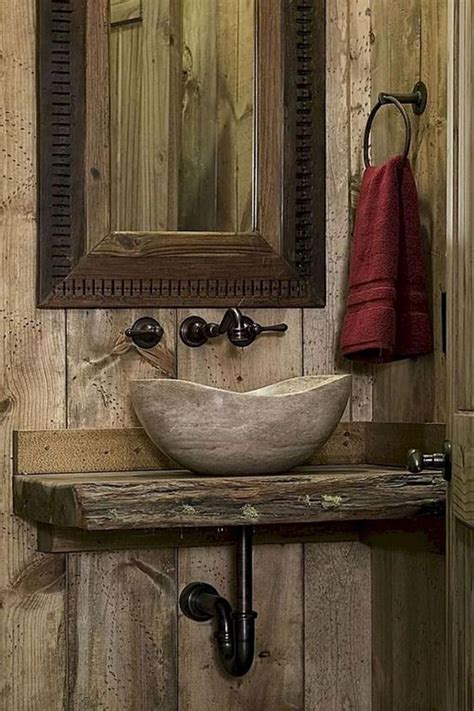 50 Perfect Rustic Farmhouse Bathroom Design Ideas Sweetyhomee