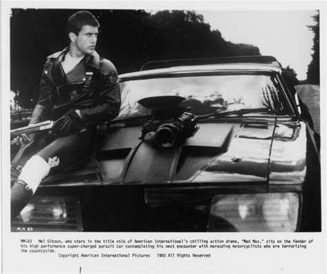 Promotional Photo Of Mel Gibson In Mad Max 1980 Oldschoolcool