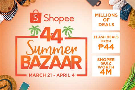 Shopee 44 Summer Bazaar Score Millions Of Deals And Round Trip