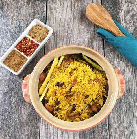 Step 3 add bay leaf, cinnamon stick, raisins, salt, and pepper to saucepan. Yellow Basmati Rice with Turmeric, Cashews and Raisins ...