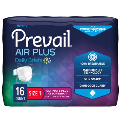 Prevail Air Plus™ Stretchable Briefs Schaan Healthcare
