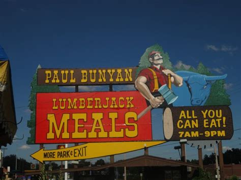 A Great place to eat at Wisconsin Dell's Paul Bunyon's Cook Shanty