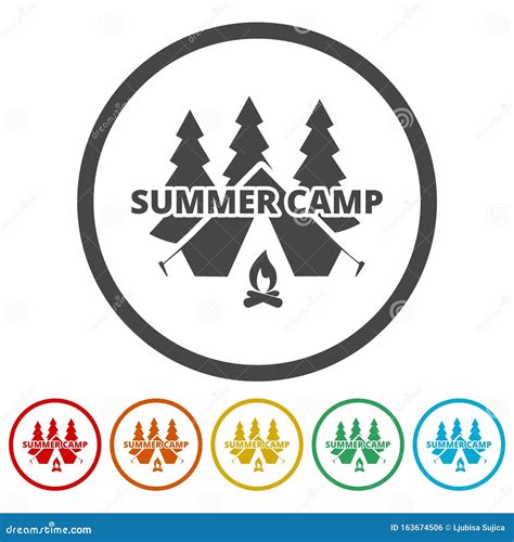 Computer Camp Logo Stock Illustrations 182 Computer Camp Logo Stock