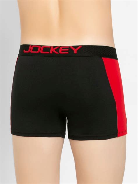 Buy Black Ultra Soft Modern Trunks With Double Layer Contoured Pouch And Exposed Waistband For Men