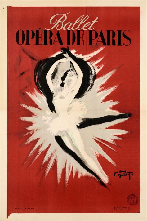 Affiche Ancienne Ballet Opéra De Paris Galerie 1 2 3