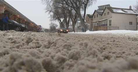 Warmer Winnipeg Weather Causes Slushy Streets Winnipeg Globalnews Ca