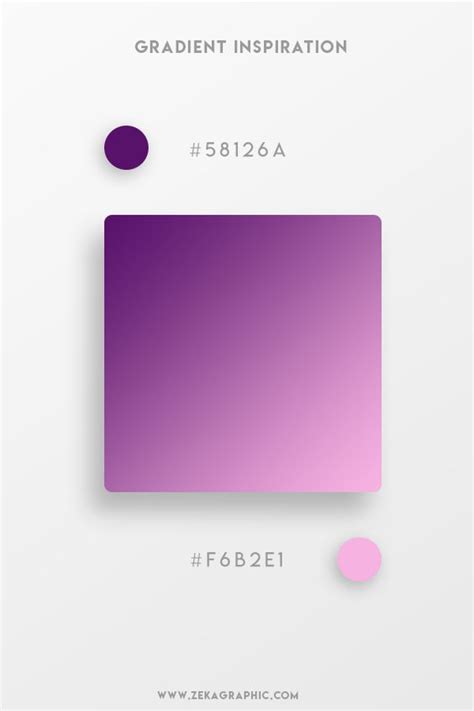Beautiful Gradient Color Palettes Purple And Pink Graphic Design Tips