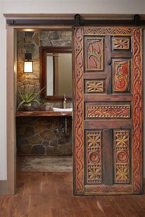 Hand Carved Rustic Custom Built Doors Antique Barn Door Room Etsy