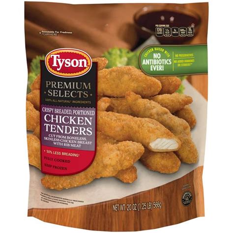 Tyson Premium Selects Crispy Breaded Chicken Tenders Hy Vee Aisles Online Grocery Shopping
