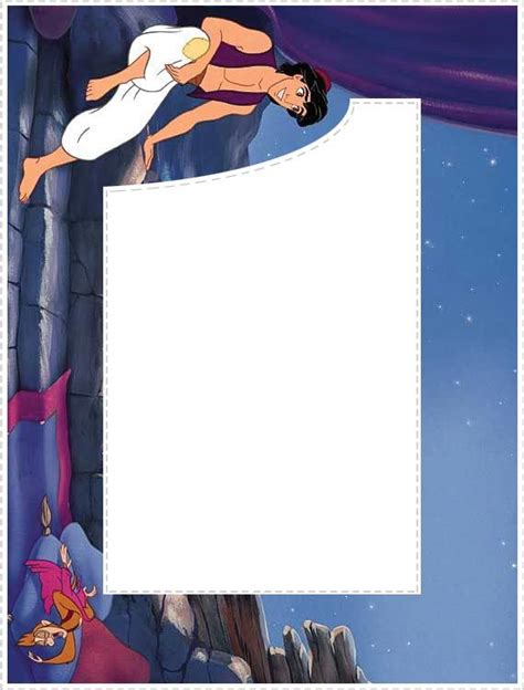 Aladdin Photo Frames 1 Autograph Book Disney Disney Print Disney Cards