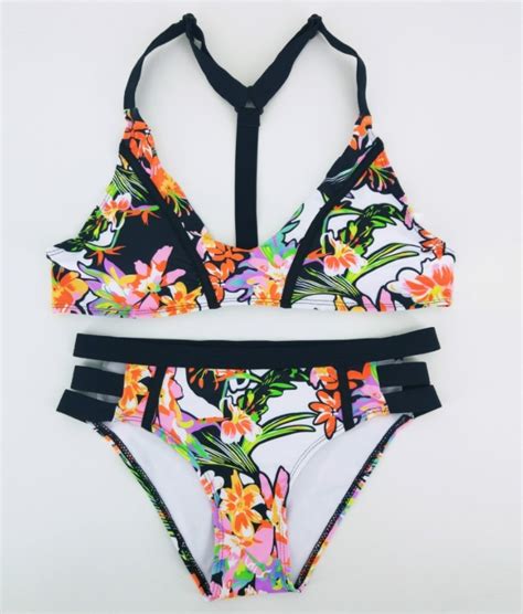 bikini mujeres traje de baño floral 557 00 en mercado libre