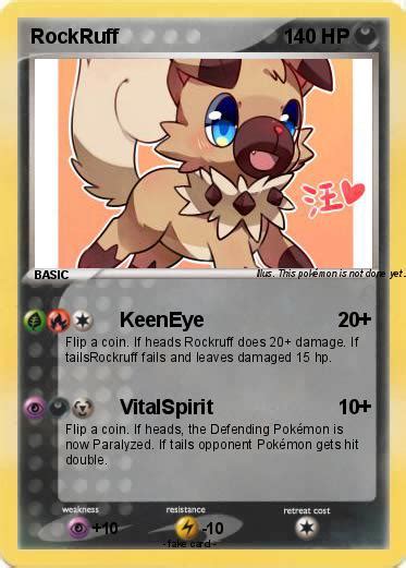 Maybe you would like to learn more about one of these? Pokémon RockRuff - KeenEye - My Pokemon Card