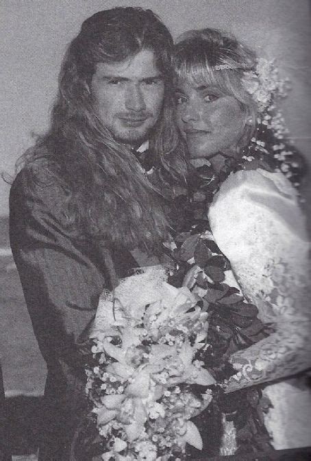 Wedding Photograph Of Dave Mustaine Pamela Anne Casselberry Til