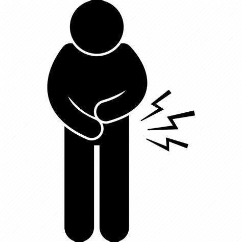 Abdomen Belly Body Man Pain Stomach Stomachache Icon Download