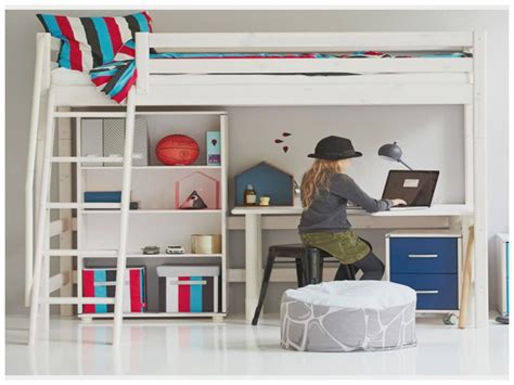 Das hochbett mit schreibtisch bietet dir und deinem kind einige vorteile, die du für das kinderzimmer nutzen solltest. Elegante Flexa Hochbett Schreibtisch | Hochbett mit ...