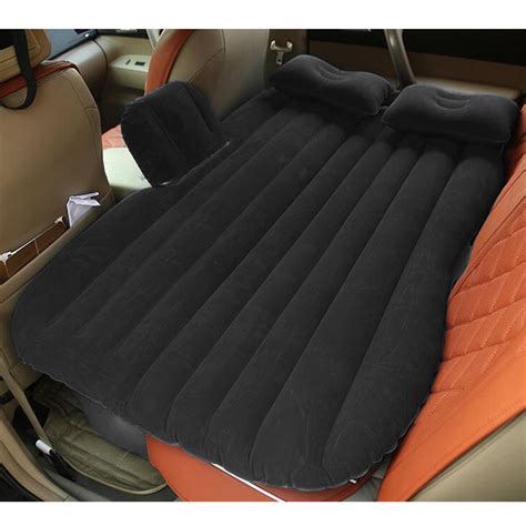 Inflatable Car Air Bed Travel Car Mattress Back Seat Cushion Travel