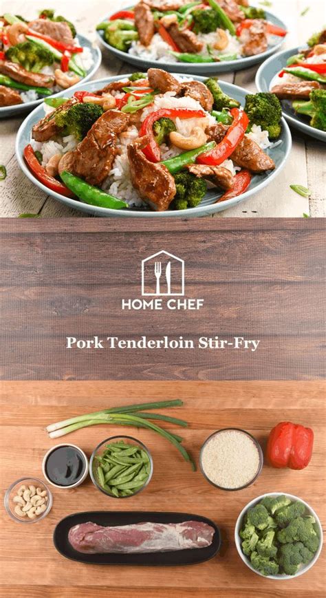 Pork Tenderloin StirFry with broccoli, snap peas, and cashews  Pork