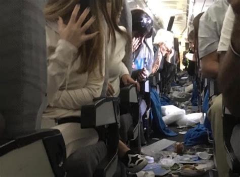 Plane After Severe Turbulence Which Injures 15 Passengers 4 Pics
