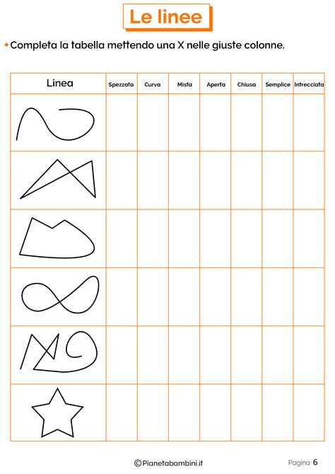 Verifica sugli angoli (14 kb). Esercizi sulle Linee per la Scuola Primaria | Scuola ...