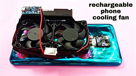 How To Make Mobile Cooling Fan At Home Rechargeable Mobile Cooler