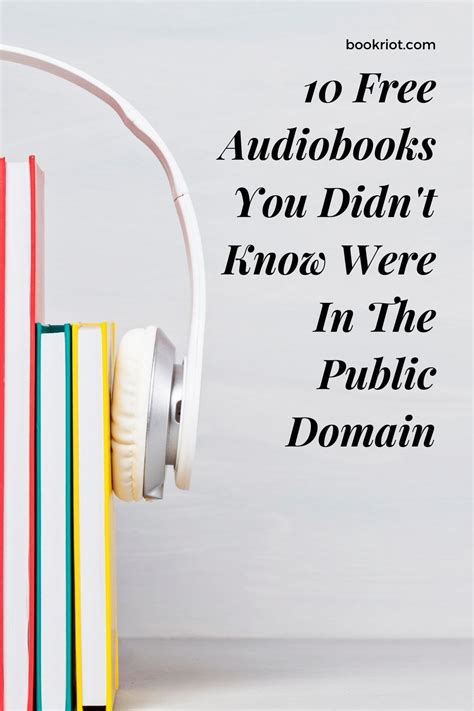 10 Free Audiobooks You Didnt Know Were In The Public Domain