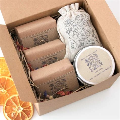 Pamper Trio Soap Gift Box Handmade Soap Packaging Soap Gift
