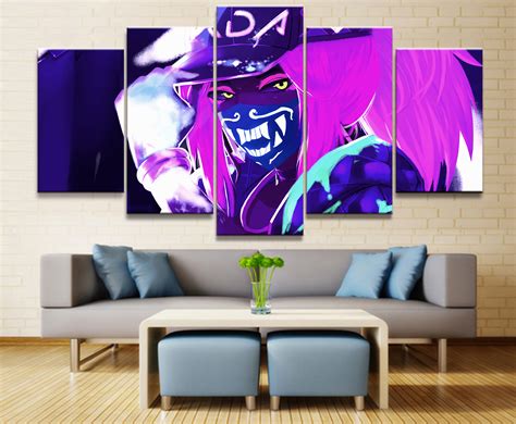 We did not find results for: 5 Panel Akali Kda Lol League Legends Game Canvas Printed ...