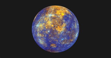 Mercury Color Augmented Planet T Shirt Teepublic