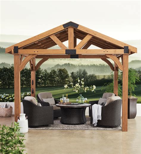 Brookdale 12x10 Gazebo with Electric 1806528 Instructions – BILT