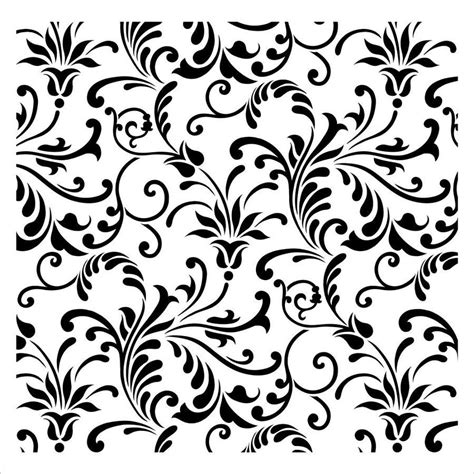Designer Stencils Floral Swirl All Over Pattern Stencil