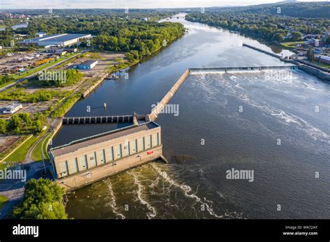 Federal Dam At Troy New York Usa Stock Photo Alamy