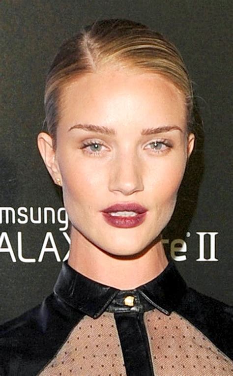Rosie Huntington Whiteley From Celebs With Wine Lips E News