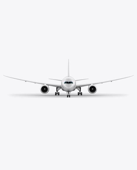 Boeing 787 Mockup Front View Free Download Images High Quality Png 