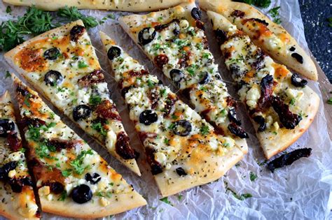 That gives a very soft pizza crust. Fast, easy, and delicious Homemade Mediterranean Flatbread ...