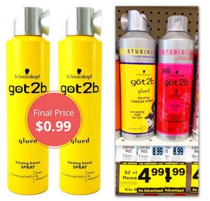 Get it as soon as mon, aug 2. Got2b Hair Spray, Only $0.99 at Rite Aid! - The Krazy ...