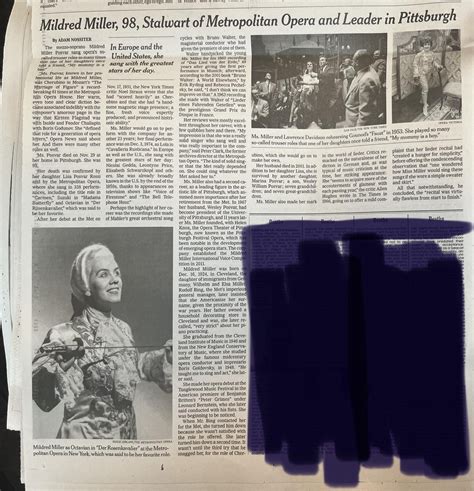 Nytimes Obituaries Today