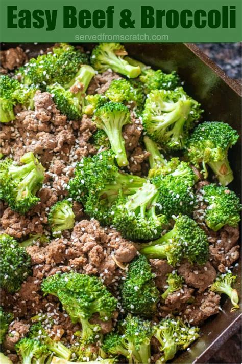 Serve it over rice and you have a such an easy meal for your family to enjoy. Easy Ground Beef and Broccoli | Recipe in 2020 | Ground ...